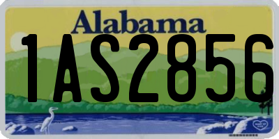 AL license plate 1AS2856
