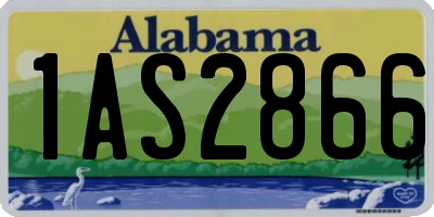 AL license plate 1AS2866