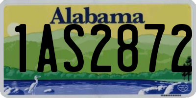 AL license plate 1AS2872