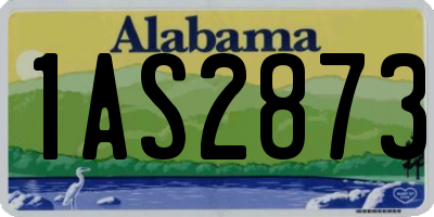 AL license plate 1AS2873