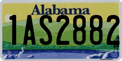AL license plate 1AS2882