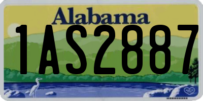AL license plate 1AS2887
