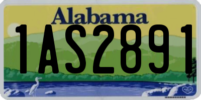 AL license plate 1AS2891