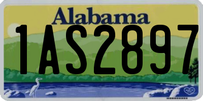 AL license plate 1AS2897
