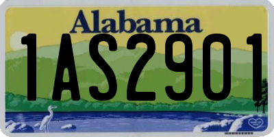 AL license plate 1AS2901