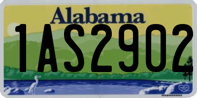 AL license plate 1AS2902