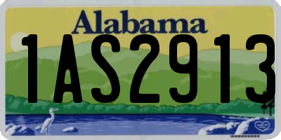 AL license plate 1AS2913