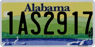 AL license plate 1AS2917