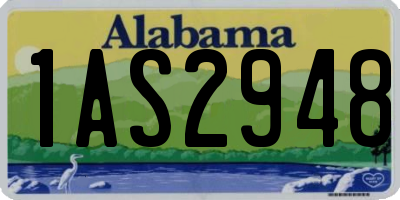 AL license plate 1AS2948