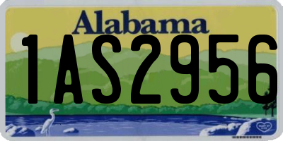 AL license plate 1AS2956
