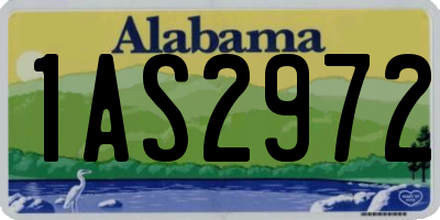 AL license plate 1AS2972