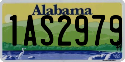 AL license plate 1AS2979