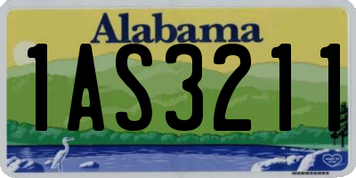 AL license plate 1AS3211