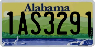 AL license plate 1AS3291