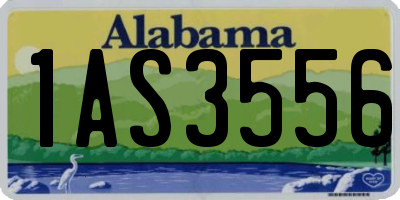 AL license plate 1AS3556