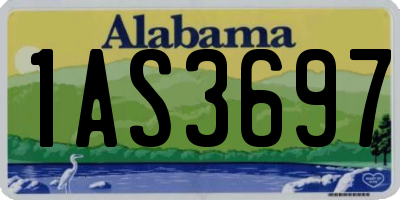 AL license plate 1AS3697