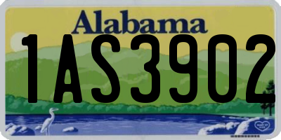 AL license plate 1AS3902
