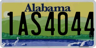 AL license plate 1AS4044