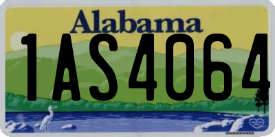 AL license plate 1AS4064