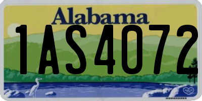 AL license plate 1AS4072