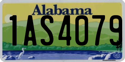 AL license plate 1AS4079