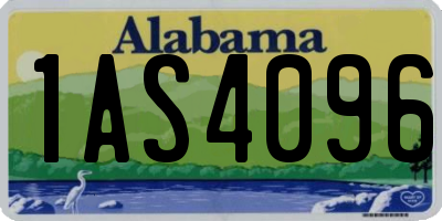 AL license plate 1AS4096