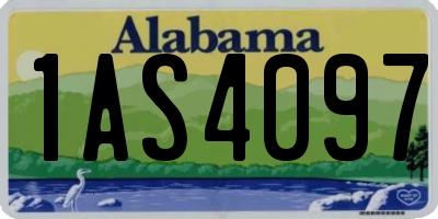 AL license plate 1AS4097