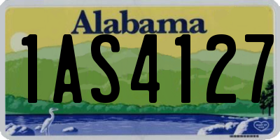 AL license plate 1AS4127