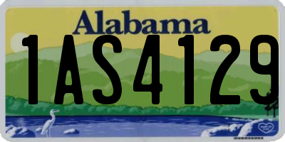 AL license plate 1AS4129