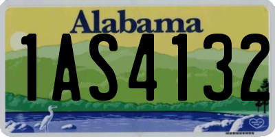 AL license plate 1AS4132