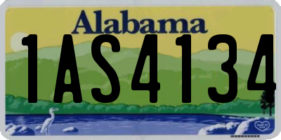 AL license plate 1AS4134
