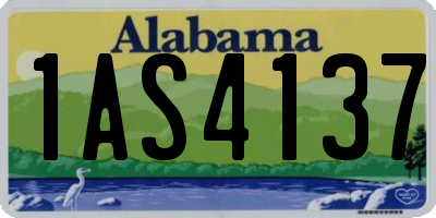 AL license plate 1AS4137