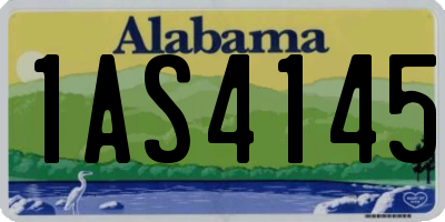 AL license plate 1AS4145