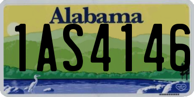 AL license plate 1AS4146