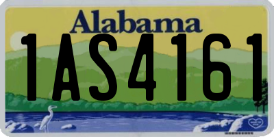AL license plate 1AS4161
