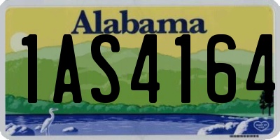 AL license plate 1AS4164