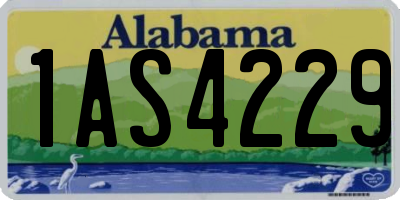 AL license plate 1AS4229