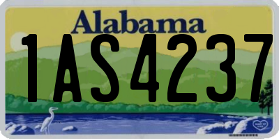 AL license plate 1AS4237