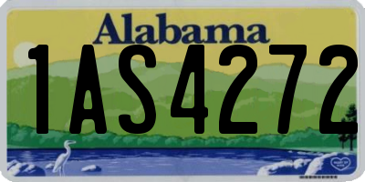 AL license plate 1AS4272