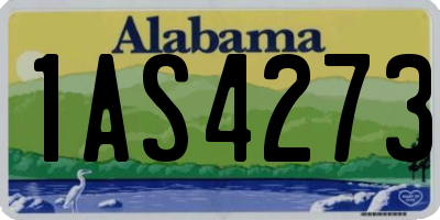 AL license plate 1AS4273