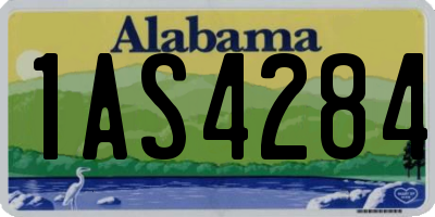 AL license plate 1AS4284