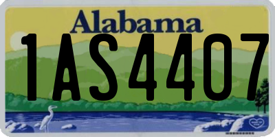 AL license plate 1AS4407