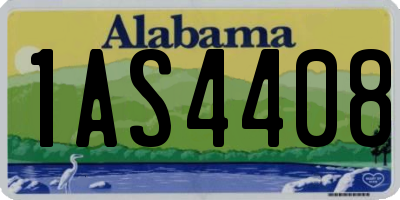 AL license plate 1AS4408