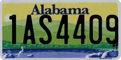 AL license plate 1AS4409