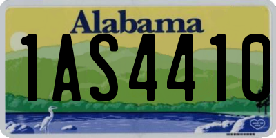 AL license plate 1AS4410