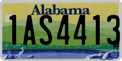 AL license plate 1AS4413