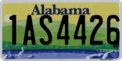 AL license plate 1AS4426