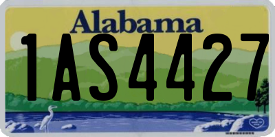 AL license plate 1AS4427