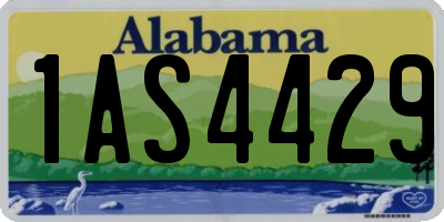 AL license plate 1AS4429