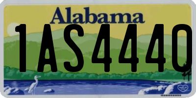 AL license plate 1AS4440